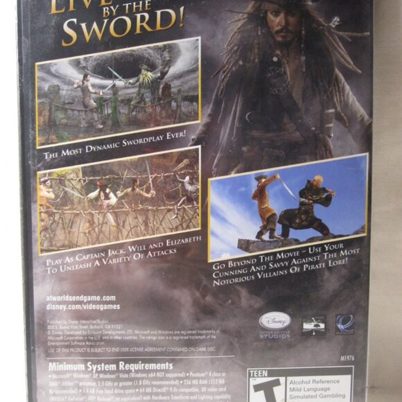 PC CD-ROM Video Game: 2007 Disney Pirates of the Caribbean - At World's End - Picture 4 of 4